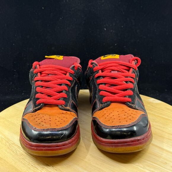 Nike Dunk Premium SB Low Hawaii Size 9 313170-003 Black Orange OG Rare Men Skate - Picture 3 of 11